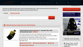 What Dezmembrari.ro website looked like in 2018 (5 years ago)