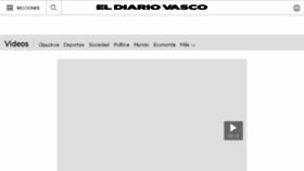 What Diariovasco.tv website looked like in 2018 (5 years ago)