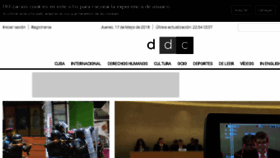 What Diariodecuba.net website looked like in 2018 (5 years ago)