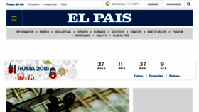 What Diarioelpais.com website looked like in 2018 (5 years ago)