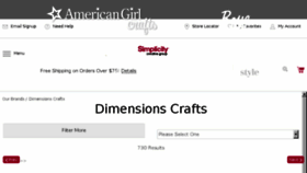 What Dimensions-crafts.com website looked like in 2018 (5 years ago)