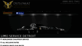 What Diplomatlimodetroit.com website looked like in 2018 (5 years ago)