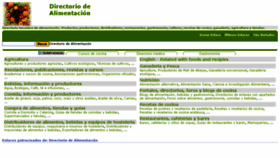 What Directorio-de-alimentacion.com website looked like in 2018 (5 years ago)