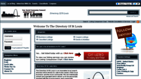 What Directoryofstlouis.com website looked like in 2018 (5 years ago)