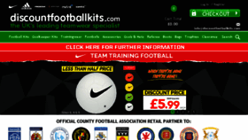 What Discountfootballkits.co.uk website looked like in 2018 (5 years ago)