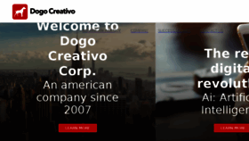What Dogocreativo.com website looked like in 2018 (5 years ago)