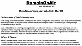 What Domainonair.com website looked like in 2018 (5 years ago)