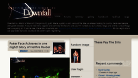 What Downfallguild.org website looked like in 2018 (5 years ago)