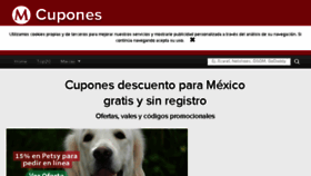 What Descuentos.milenio.com website looked like in 2018 (5 years ago)