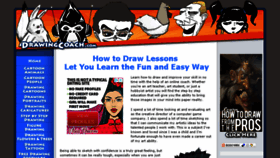 What Drawingcoach.com website looked like in 2018 (5 years ago)