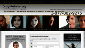 What Drug-rehabs.org website looked like in 2018 (5 years ago)
