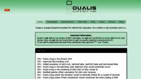 What Dualis.1emu.net website looked like in 2018 (5 years ago)