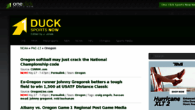 What Ducksportsnews.com website looked like in 2018 (5 years ago)