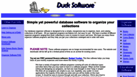 What Ducksoftware.com website looked like in 2018 (5 years ago)