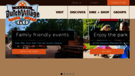 What Dutchvillage.com website looked like in 2018 (5 years ago)