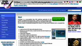What Dvdstyler.de website looked like in 2018 (5 years ago)