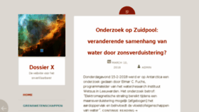 What Dossierx.nl website looked like in 2018 (5 years ago)