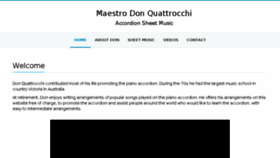 What Donquattrocchi.com website looked like in 2018 (5 years ago)