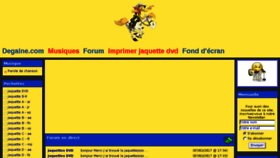 What Degaine.com website looked like in 2018 (5 years ago)