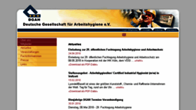 What Dgah.de website looked like in 2018 (5 years ago)