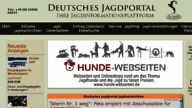 What Deutsches-jagdportal.de website looked like in 2018 (5 years ago)
