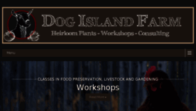 What Dogislandfarm.com website looked like in 2018 (5 years ago)