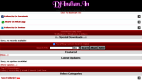 What Djindia.in website looked like in 2018 (5 years ago)