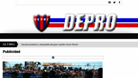 What Depro.club website looked like in 2018 (5 years ago)