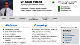What Drscottpoland.com website looked like in 2018 (5 years ago)
