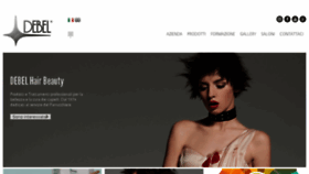 What Debelhairbeauty.it website looked like in 2018 (5 years ago)