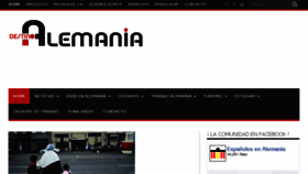 What Destinoalemania.com website looked like in 2018 (5 years ago)