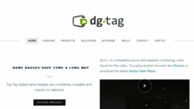 What Dgtag.com website looked like in 2018 (6 years ago)