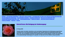 What Die-gralsbewegung.org website looked like in 2018 (5 years ago)