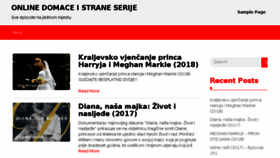 What Domaceserije.online website looked like in 2018 (5 years ago)