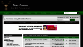 What Deerforums.org website looked like in 2018 (6 years ago)
