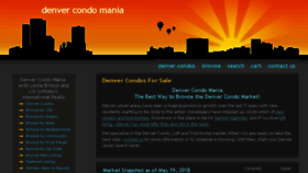 What Denvercondomania.com website looked like in 2018 (5 years ago)