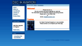What Dscaviation.com website looked like in 2018 (5 years ago)