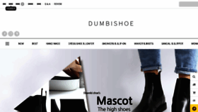 What Dumbishoe.com website looked like in 2018 (5 years ago)