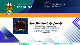 What Diocesedeitabuna.com.br website looked like in 2018 (5 years ago)