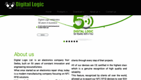 What D-logic.net website looked like in 2018 (5 years ago)