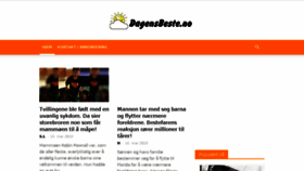 What Dagensbeste.no website looked like in 2018 (5 years ago)