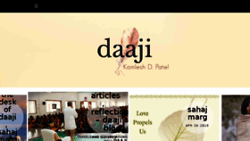 What Daaji.org website looked like in 2018 (5 years ago)