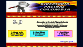 What Directoriopaginascolombia.com website looked like in 2018 (5 years ago)
