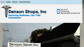 What Densonshops.com website looked like in 2018 (5 years ago)