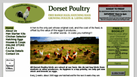 What Dorsetpoultry.co.uk website looked like in 2018 (5 years ago)