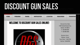 What Discountgunsales.com website looked like in 2018 (5 years ago)