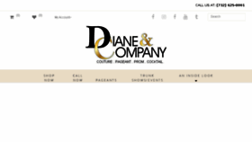 What Dianeandcoonline.com website looked like in 2018 (5 years ago)