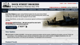 What Dockstreetbrokers.com website looked like in 2018 (5 years ago)