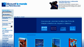 What Decouvrir-le-monde.com website looked like in 2018 (5 years ago)