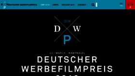 What Deutscher-werbefilmpreis.de website looked like in 2018 (5 years ago)